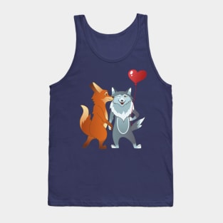 Fox And Wolf Tank Top